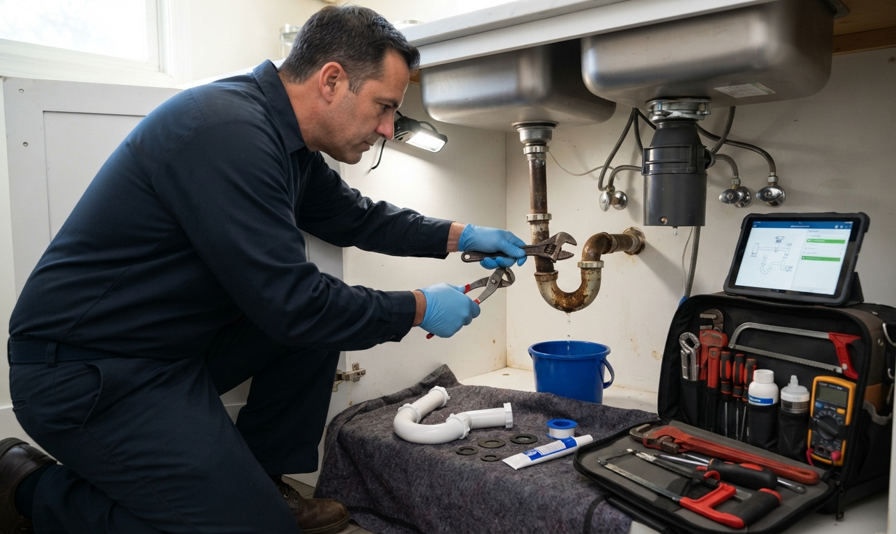 Sink Repair in Abu Dhabi - plumbing service 11